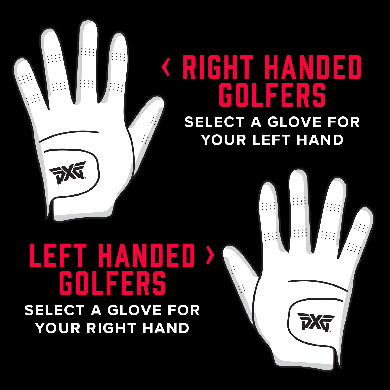 PXG Men's Players Tour Golf Glove - 100% Cabretta Leather with Cotton-Based Elastic Wristband