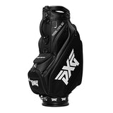 PXG Tour Golf Stand Bag, 6 Way Steel Reinforced Divider with 3-Point Single Carry Quick Disconnect Straps & Insulated Water Bottle Holder, Water Resistant Zippers, Umbrella Holder & Snap-on Rain Hood