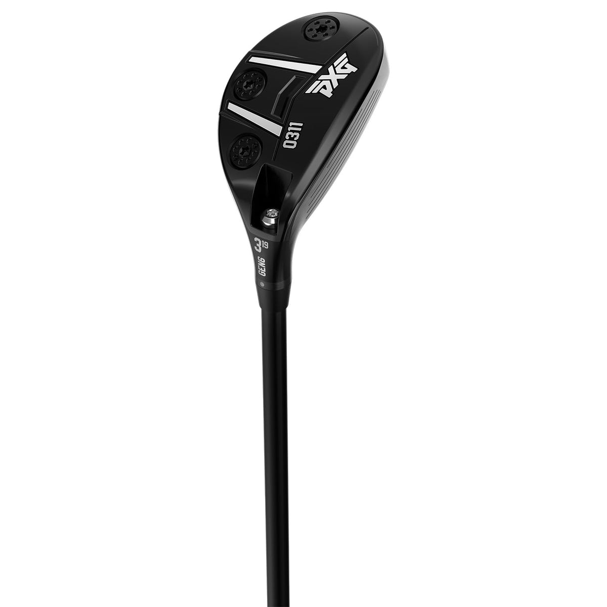 PXG Hybrid Golf Club - 0311 GEN6 Right Handed Hybrid Club in 19, 22, or 25 Degree Lofts with Adjustable Loft and Lie Hosel Available in Stiff, Regular, or Senior Flex Graphite Shaft