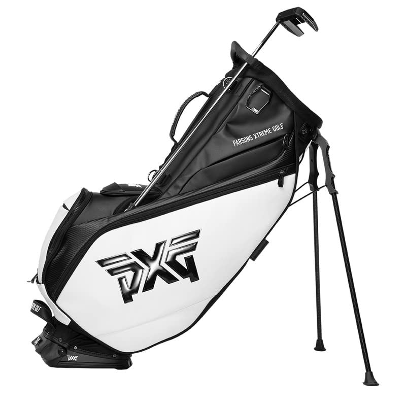 PXG Hybrid Golf Carry Bag with Stand, 4-Point Single Carry Quick Disconnect Straps, Padded Back Panel