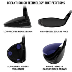 PXG Golf Fairway Wood - 0311 Black Ops Right Handed Golf Club in 3, 5, or 7 Wood with Adjustable Loft and Lie Hosel Available in Stiff, Regular, Senior, or Ladies Flex Graphite Shaft