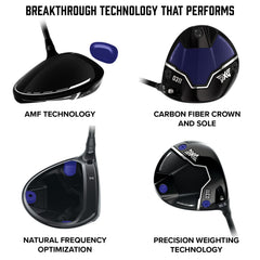 PXG Golf Driver - 0311 Black Ops Right Handed Golf Club in 9 or 10.5 Degree with Adjustable Loft and Lie Hosel Available in Stiff, Regular, or Senior Flex Graphite Shaft