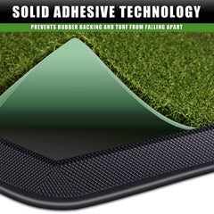 CHAMPKEY Professional Tri-Turf Golf Hitting Mat | Heavy Duty Rubber Backing Practice Mat Ideal for Indoor and Outdoor Training