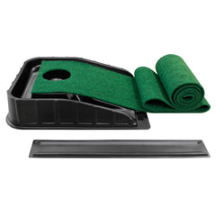 Golf Putting Mat with Auto Ball Return