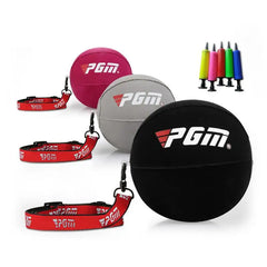 Golf Swing Trainer Ball PVC Adjustable Inflatable Ball Fixed Arm Posture Corrector Putter Practice Auxiliary Golf Accessories