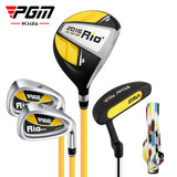 3-12 Age Boys Girls Kids Golf Club Full Sets Gift Children's Junior School Practice Learning Carbon Swing Putter Bag Driver Iron